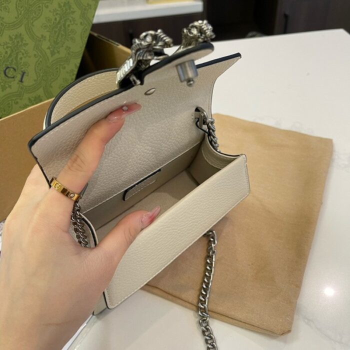Gucci Tote Dionysus White Bag GC244 - Image 5