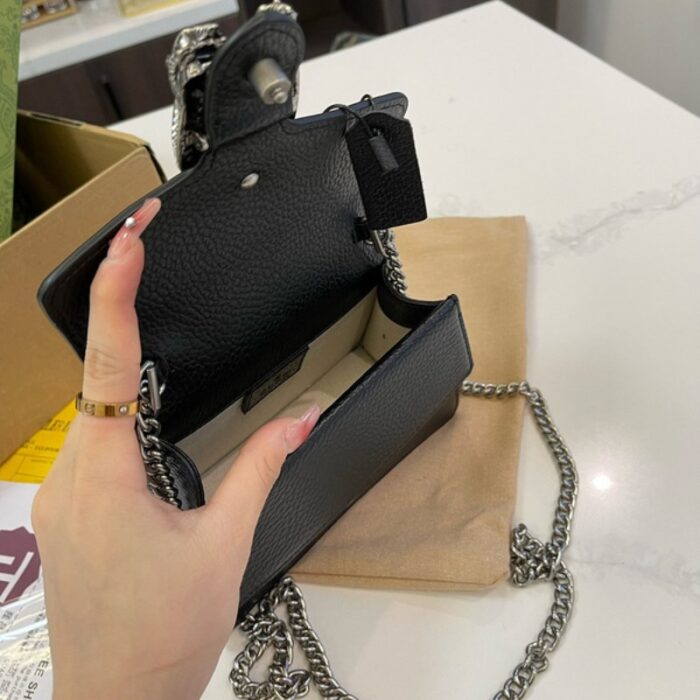 Gucci Tote Dionysus Black Bag GC246 - Image 5