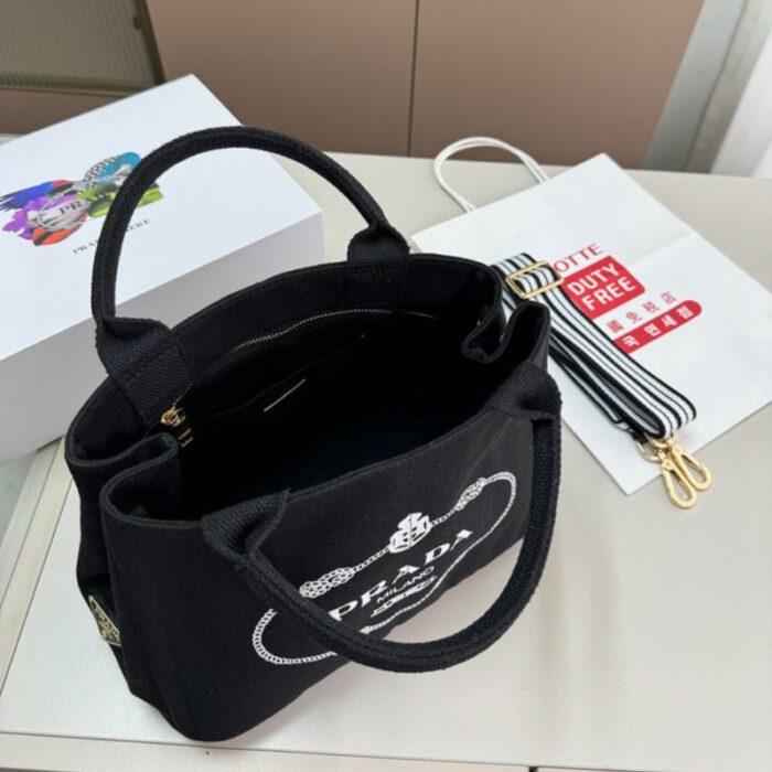 Prada Canapa Logo Tote Bag PD081 - Image 5