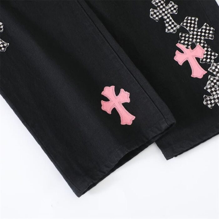 Pants Chrome Hearts Jeans Cross Patch CH114 - Image 6