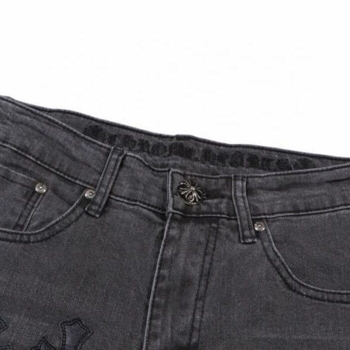 Pants Chrome Hearts Jeans Cross Patches CH135 - Image 5