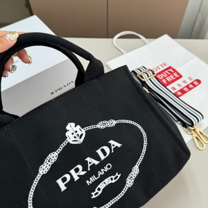 Prada Canapa Logo Tote Bag PD081 - Image 6