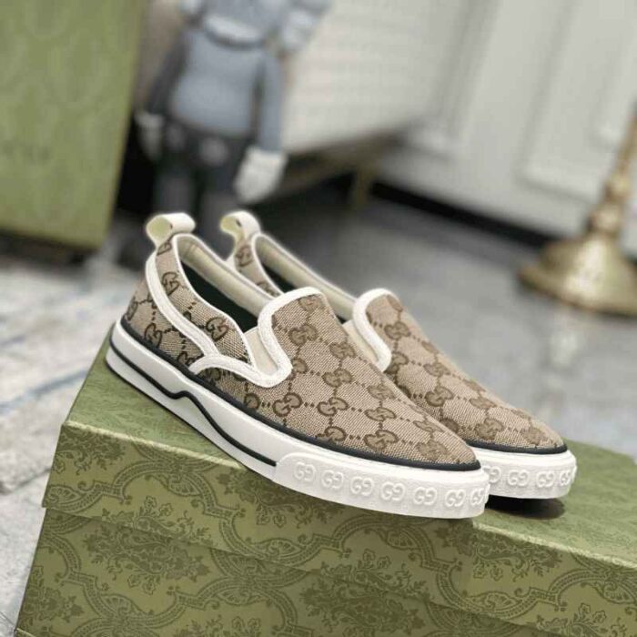 Sneaker Gucci Slip On GG Supreme Monogram GC198 - Image 6