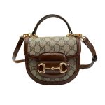 Gucci Horsebit 1955 Mini Shoulder Bag Beige GC210