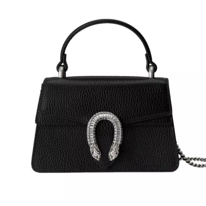 Gucci Tote Dionysus Black Bag GC246 - Image 1