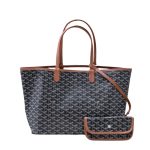 Goyard Saint Louis GM Bag Black/Brown GYD024