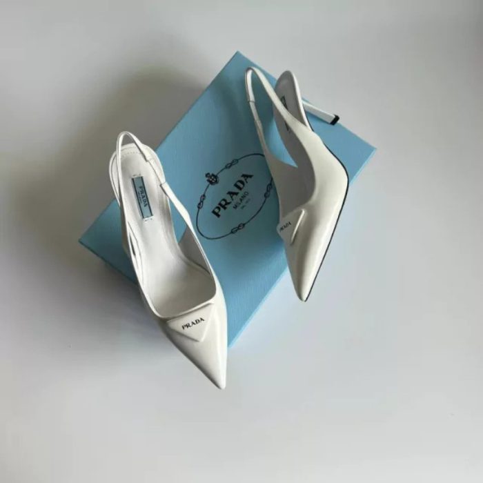 Prada High Heels 75mm White PD072 - Image 2