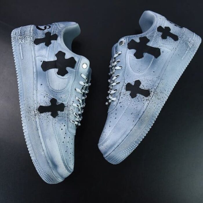 Air Force 1 x Chrome Hearts Custom NK066 - Image 10