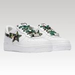 A Bathing Ape Bape Sta Low White ABC Camo Green - Drip Slum