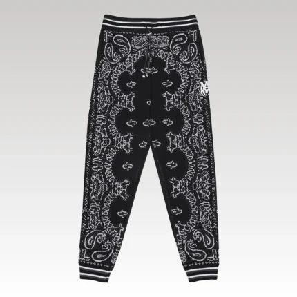 Amiri Bandana B-Ball Sweatpants 'BlackGrey' - Drip Slum