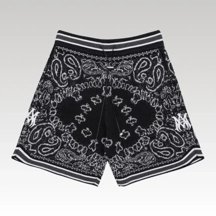 Amiri Bandana Crochet Basketball Shorts - Drip Slum