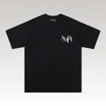 Amiri Logo Black/White T-Shirt AM003 - Drip Slum