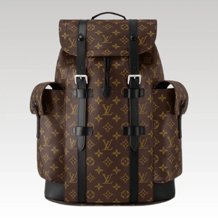 Backpack Louis Vuitton LV Monogram Brown Leather - Drip Slum