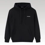 Balenciaga Classic Logo Hoodie Black BL008 - Drip Slum