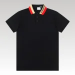 Burberry Striped Collar Polo Shirt BY023 - Drip Slum