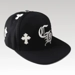 Cap Chrome Hearts Cross Patch Black CH121 - Drip Slum
