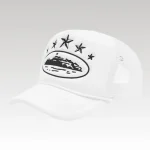 Cap Corteiz 5 Starz Alcatraz Hat White - Drip Slum