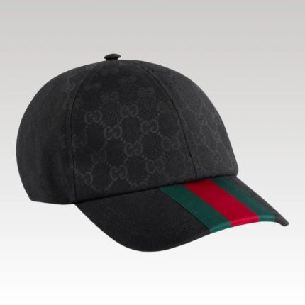 Cap Gucci canvas baseball hat Black GC058 - Drip Slum