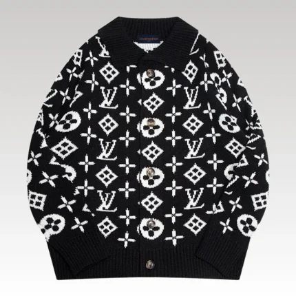 Cardigan Louis Vuitton LV Monogram Knit LV057 - Drip Slum