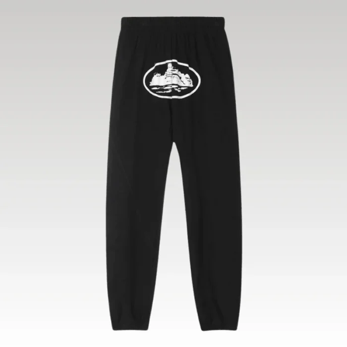 Corteiz Alcatraz Joggers Black - Drip Slum