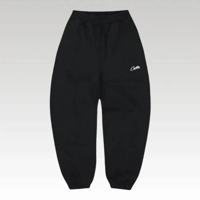 Corteiz HMP Joggers Black - Drip Slum