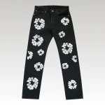 Denim Tears x Levi's Cotton Wreath Jeans Black - Drip Slum