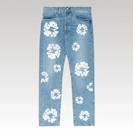 Denim Tears x Levi's Cotton Wreath Jeans Ligh Wash - Drip Slum