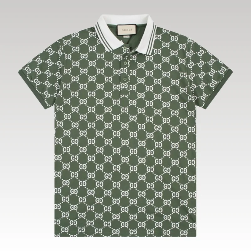 Home Basic 47 Gucci Polo Collar Shirt GC168 - Drip Slum
