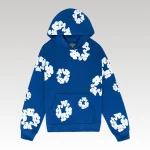 Hoodie Denim Tears The Cotton Wreath Blue - Drip Slum