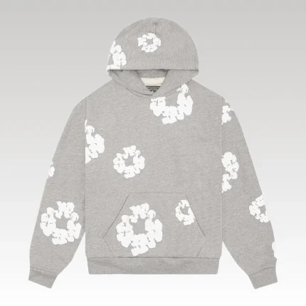 Hoodie Denim Tears The Cotton Wreath Grey - Drip Slum