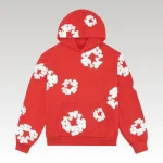 Hoodie Denim Tears The Cotton Wreath Red - Drip Slum