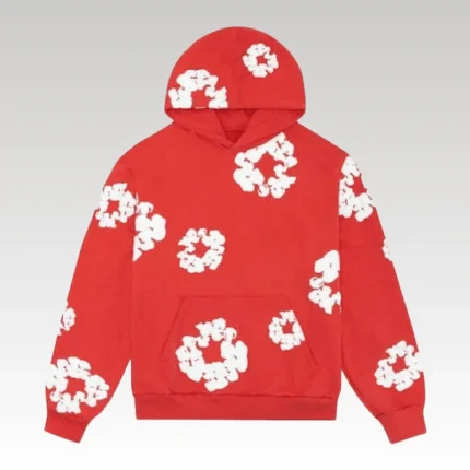 Hoodie Denim Tears The Cotton Wreath Red - Drip Slum