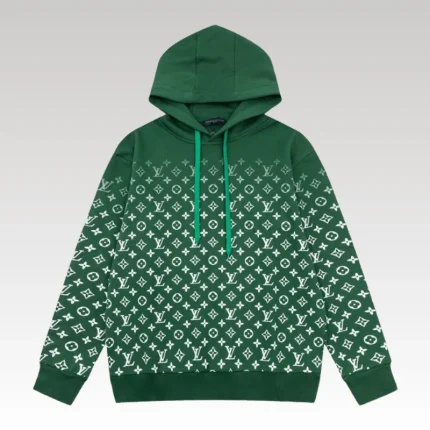 Hoodie Louis Vuitton LV Green Monogram Gradient - Drip Slum