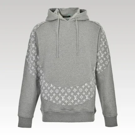 Hoodie Louis Vuitton Monogram Grey LV039 - Drip Slum