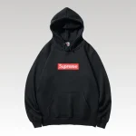 Hoodie Supreme Box Logo Black SP009 - Drip Slum