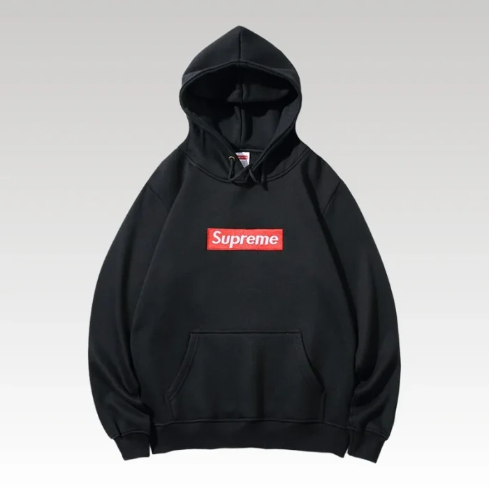 Hoodie Supreme Box Logo Black SP009 - Drip Slum