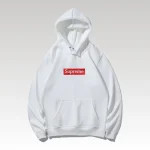 Hoodie Supreme Box Logo White SP008 - Drip Slum