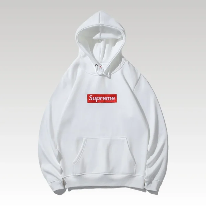 Hoodie Supreme Box Logo White SP008 - Drip Slum