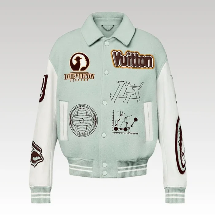 Jacket Louis Vuitton Leather and Wool Varsity - Drip Slum