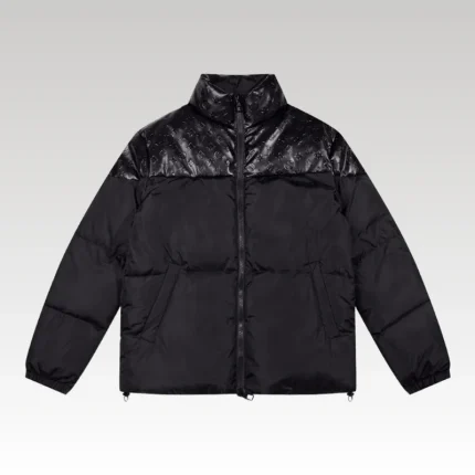 Jacket Louis Vuitton LV Monogram Black Puffer - Drip Slum