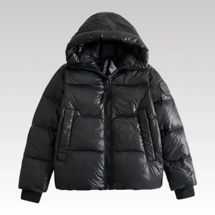 Jacket Puffer Canada Goose Black with Hood CDG004 - Drip Slum