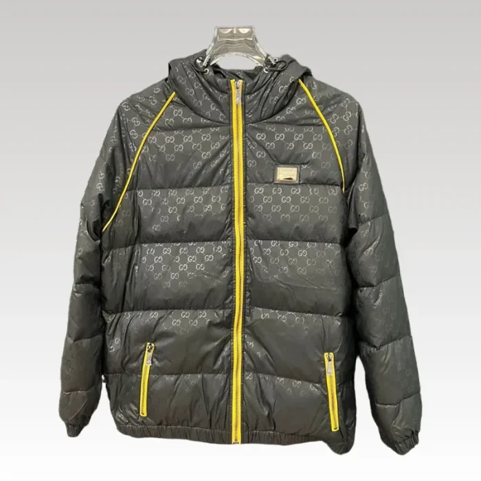 Jacket Puffer Gucci GG Monogram Hooded GC111 - Drip Slum