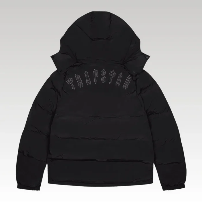 Jacket Puffer Trapstar Irongate Hooded Black - Drip Slum