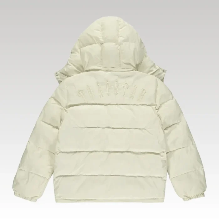 Jacket Puffer Trapstar Irongate Hooded Cream - Drip Slum