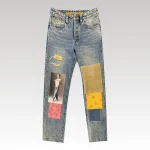 Jeans Drew House Indigo Patchwork - Drip Slum