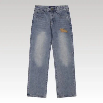 Jeans Louis Vuitton LV Light Wash Embroidered - Drip Slum