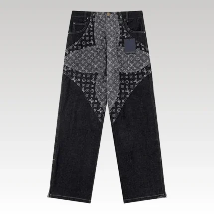 Jeans Louis Vuitton Monogram Flower Denim - Drip Slum