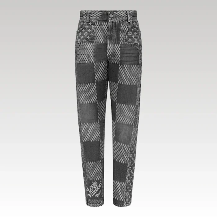 Jeans Louis Vuitton x Nigo Giant Damier Waves MNGM - Drip Slum