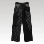 Jeans Louis Vuitton x Nigo Monogram Patchwork Denim - Drip Slum