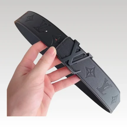 Louis Vuitton LV Monogram Belt Black LV044 - Drip Slum